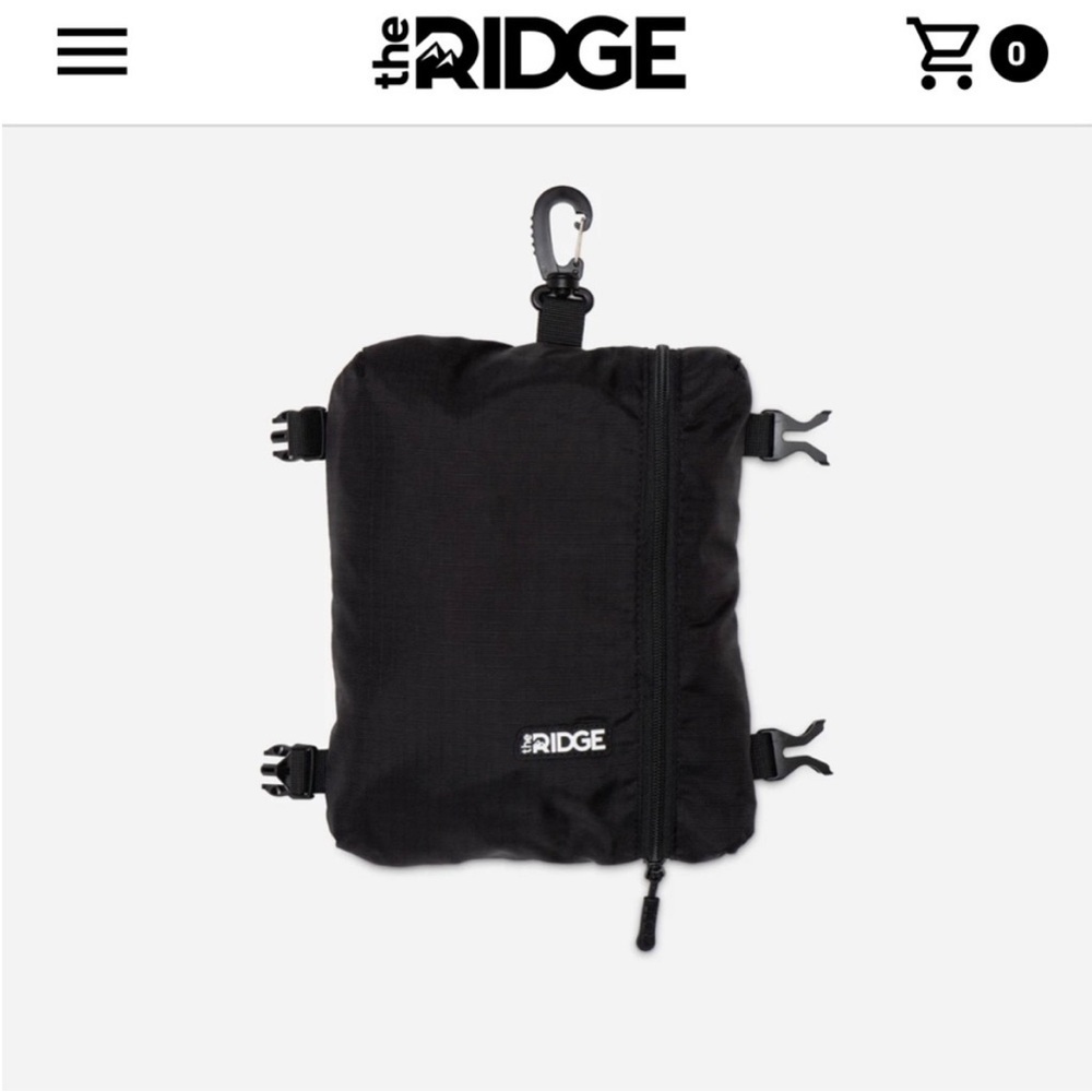 The Ridge Packable Black Ripstop Backpack - Picture 2 of 16